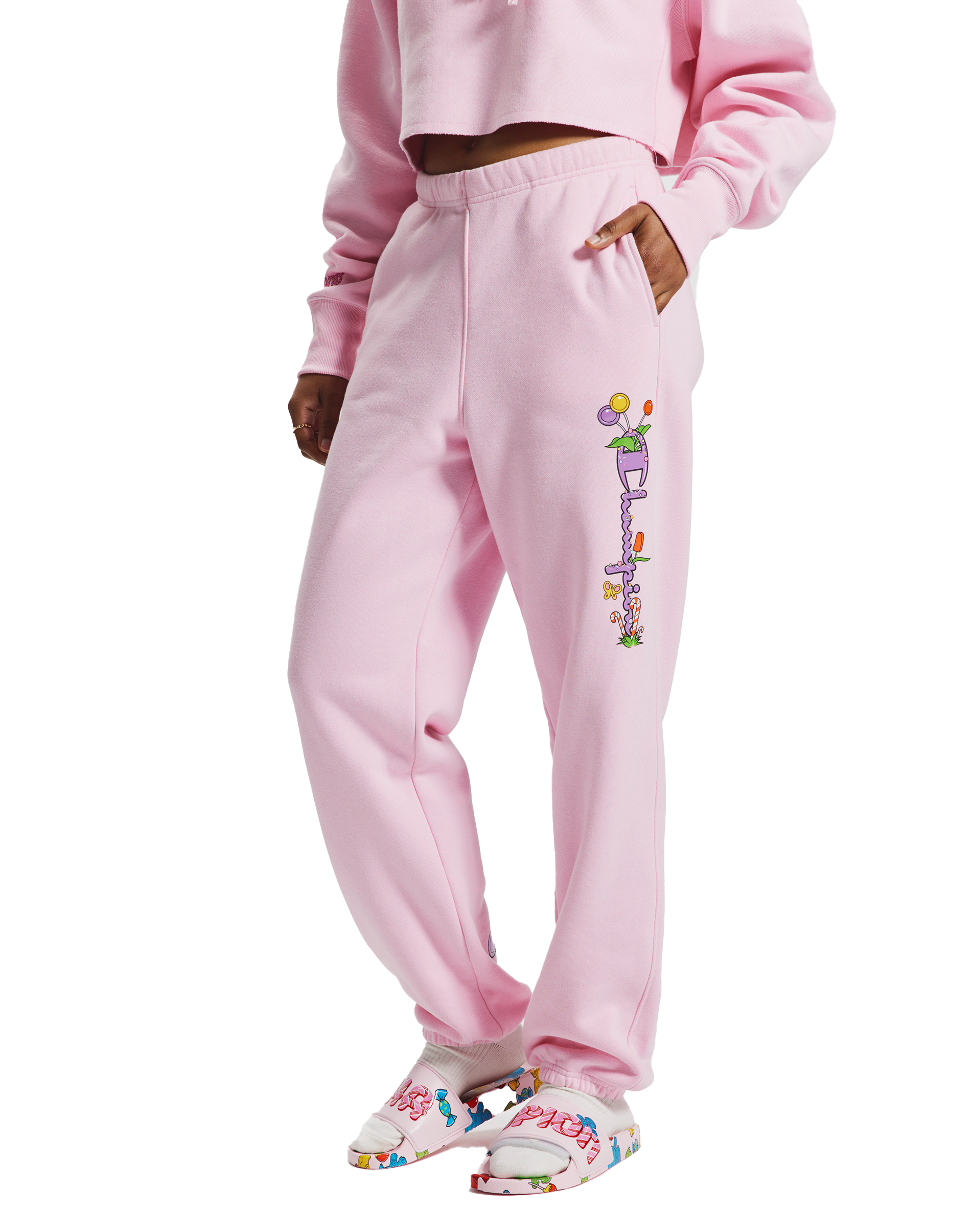 Pink candy champion hot sale joggers